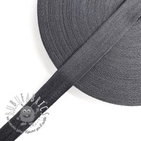 Nastro di cotone kepro 25 mm grey