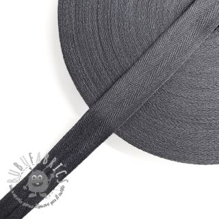 Nastro di cotone kepro 25 mm grey