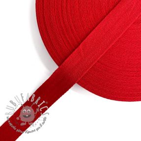 Nastro di cotone kepro 25 mm red