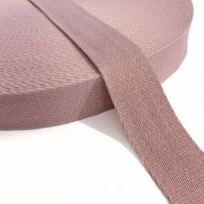 Cotton webbing 4 cm washed pink