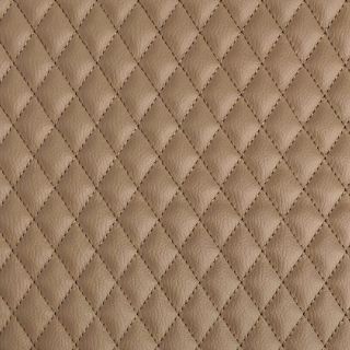 Faux leather MATELASSE taupe