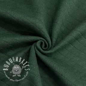 Felpa trapuntata dark green