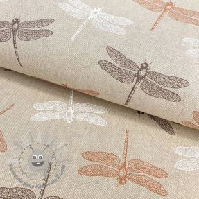 Tessuto decorativo Linenlook dragonfly