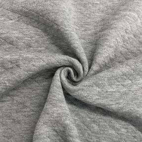 Stepped sweat fabric grey melange