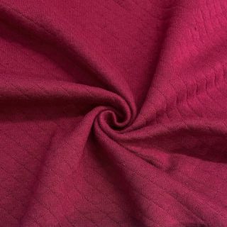 Stepped sweat fabric cerise