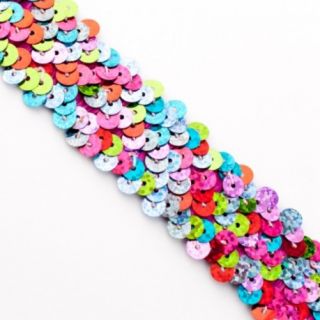 Elastic Sequins multicolor