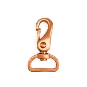 Metal Snap Hook 25 mm copper