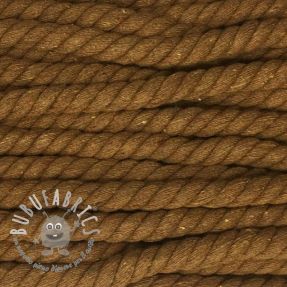 Cordino di cotone ritorto 12 mm brown