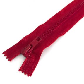 Plastic Jacket Zipper open-end 70 cm bordeaux