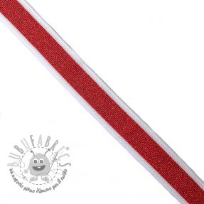 Passamaneria decorativa con lampasso LUREX red