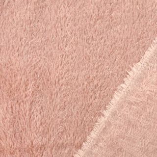 Faux fur LUREX SILVER rose