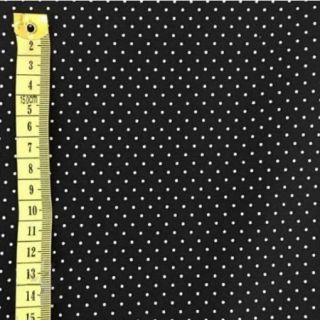 Cotton fabric Petit dots petrol