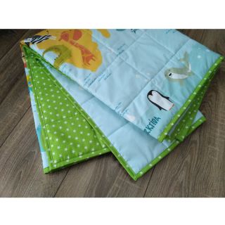 Cotton fabric Petit stars lime