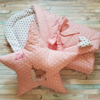 Cotton fabric Petit stars mint