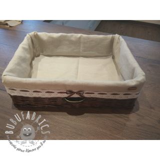 Lino prelavato beige