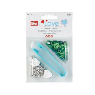 Snap fasteners JERSEY Prym Love 8mm green