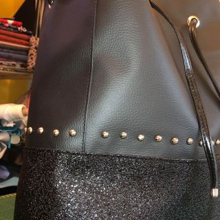 Faux leather ROCKS noir