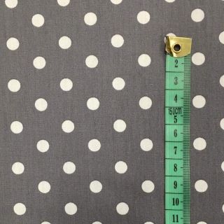 Cotton fabric Dots ochre