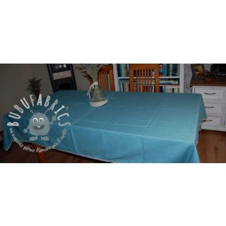 Lino prelavato teal