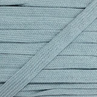 Cotton cord flat 17 mm cloud blue