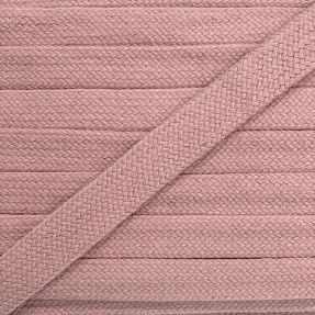 Cotton cord flat 17 mm washed pink