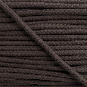 Cotton cord 8 mm mocha