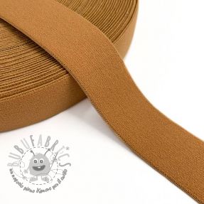 Elastico liscio 3 cm cognac