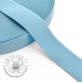 Elastico liscio 3 cm baby blue