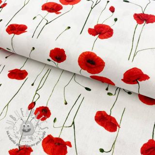 Tessuto decorativo premium Poppy field