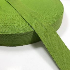 Cotton webbing 4 cm lime