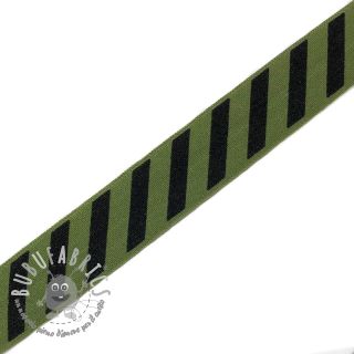 Elastico per bordatura STRIPE 20 mm army