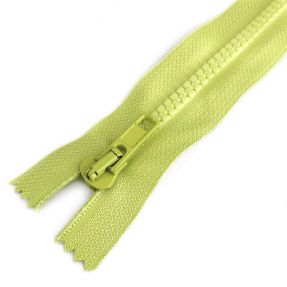 Plastic Jacket Zipper open-end 70 cm lime