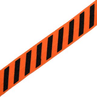 Bias binding elastic STRIPE 20 mm orange