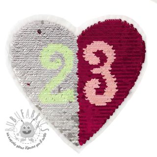 Paillettes reversibili Heart 23