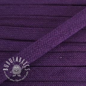 Cordino di cotone piatto 15 mm purple