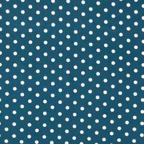 Cotton fabric Dots indigo