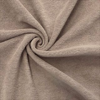 Stretch toweling taupe