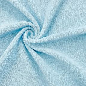 Stretch toweling light blue