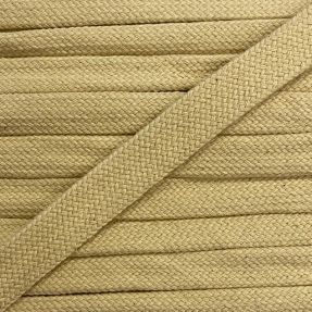 Cotton cord flat 17 mm light yellow