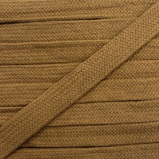 Cotton cord flat 17 mm brown