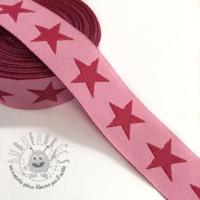 Nastro Stars pink/fuchsia