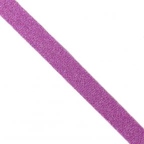 Bias binding LUREX lilac