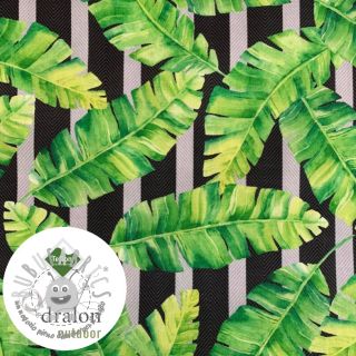 Tessuto decorativo con trattamento al teflon TROPICAL LEAF GARDEN