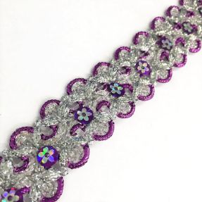 Ribbons Sequin purple