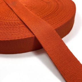 Cotton webbing 4 cm orange