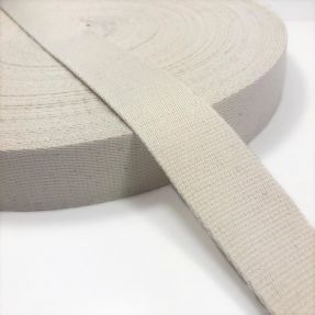 Cotton webbing 4 cm off white