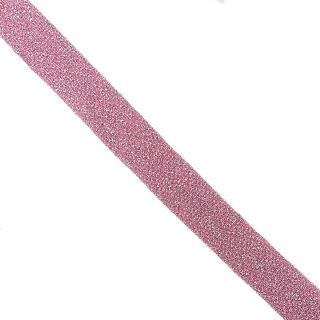 Bias binding LUREX pink