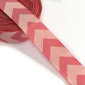 Ribbons Chevron light pink