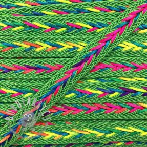 Cordoncino intrecciato in poliestere NEON lime