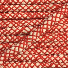 Cotton cord 1 cm red